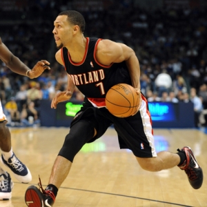 Portland Trailblazers guard Brandon Roy