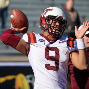 Virginia Tech quarterback Brenden Motley