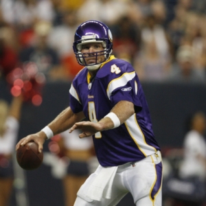 Minnesota Vikings quarterback Brett Favre.