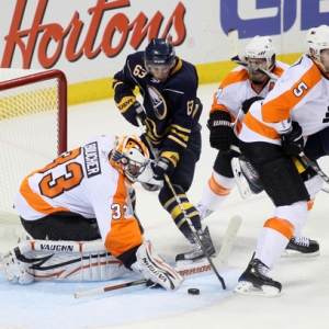 Philadelphia Flyers goalie Brian Boucher