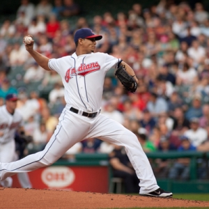 Cleveland Indians starting pitcher Carlos Carrasco