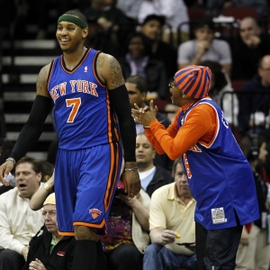 New York Knicks small forward Carmelo Anthony