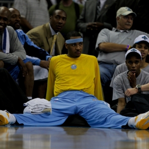 Carmelo Anthony and the Denver Nuggets will try to dismantle the Mavs in Round 2 as easily as they did the Blazers in Round. 1