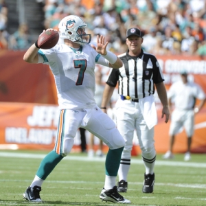 Miami Dolphins quarterback Chad Henne