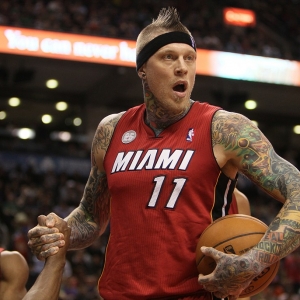 Miami Heat power forward Chris Andersen