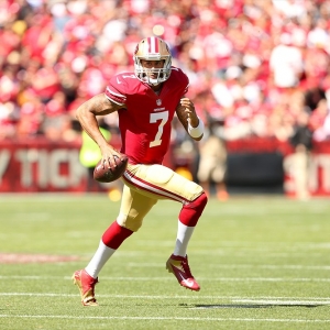 49ers quarterback Colin Kaepernick