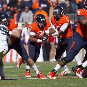 University of Virginia Cavaliers runningback Connor Wingo-Reeves