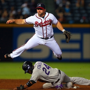 Atlanta Braves second baseman Dan Uggla