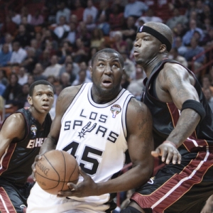 San Antonio Spurs forward DeJuan Blair.