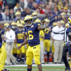 Michigan quarterback Denard Robinson