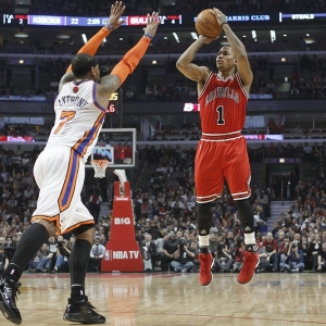 Chicago Bulls point guard Derrick Rose