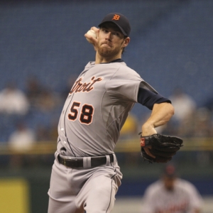 Detroit Tigers starting pitcher Doug Fister