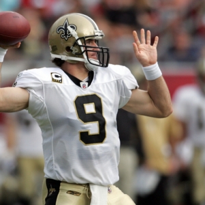 Drew Brees of the New Orleans Saints.