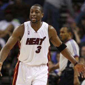 Miami Heat guard Dwyane Wade.