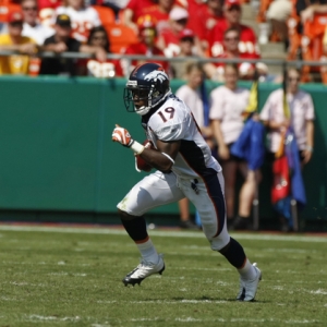Broncos receiver Eddie Royal.