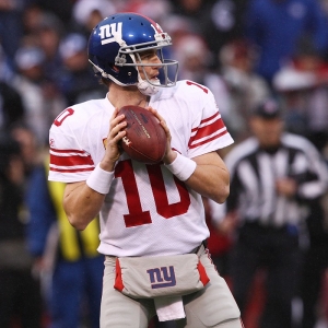 New York Giants quarterback Eli Manning