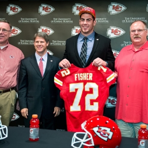 Chiefs offensive tackle Eric Fisher