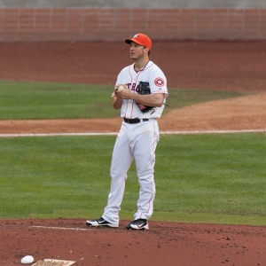 Houston Astros starting pitcher Erik Bedard