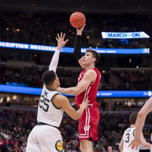 Wisconsin Badgers forward Ethan Happ