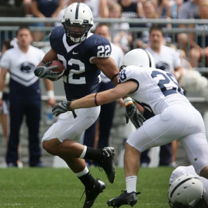 Penn State tailback Evan Royster.