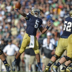 Notre Dame Fighting Irish quarterback Everett Golson