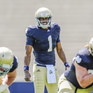 Notre Dame Fighting Irish quarterback Everett Golson