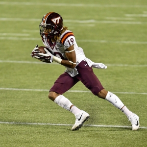 Virginia Tech Hokies wide receiver Hezekiah Grimsley