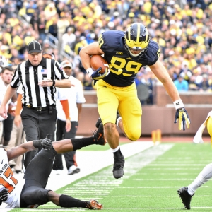 Michigan Wolverines tight end Ian Bunting