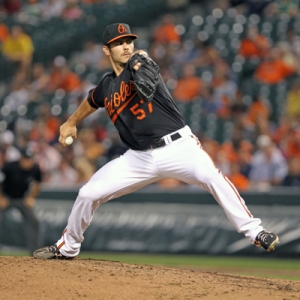 Baltimore Orioles rookie pitcher Jake Arrieta