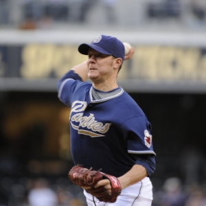 Jake Peavy, pitcher for the San Diego Padres.