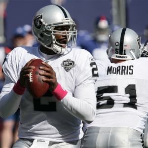JaMarcus Russell of the Oakland Raiders.