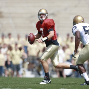 Notre Dame quarterback Jimmy Clausen.
