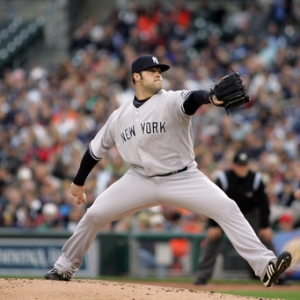 Joba Chamberlain, pitcher for the New York Yankees.