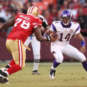 Minnesota Vikings quarterback Joe Webb