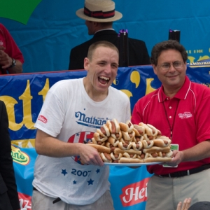 Competitive eater Joey Chestnut 