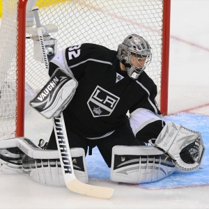 Jonathan Quick of the Los Angeles Kings