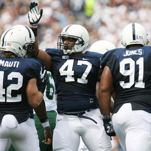 Penn State Nittany Lions defensive linesmen Jordan Hill