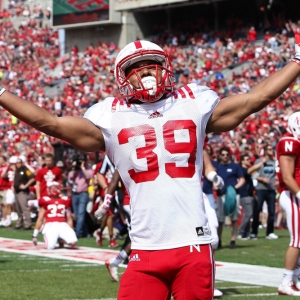 Nebraska Running back Jordan Nelson