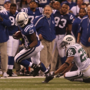 Joseph Addai No. 29 of the Indianapolis Colts