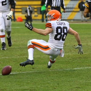 Cleveland Browns wide receiver Josh Cooper