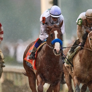 Justify in the Kentucky Derby