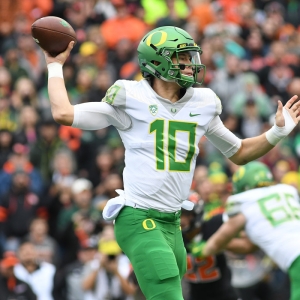 University of Oregon QB Justin Herbert 