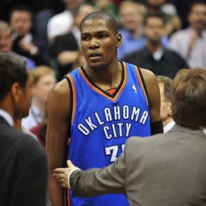 Oklahoma City Thunder guard Kevin Durant