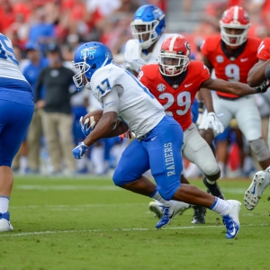 Middle Tennessee Blue Raiders running back Landon Board