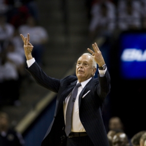 Charlotte Bobcats coach Larry Brown