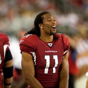 Wide receiver No. 11 Larry Fitzgerald of the Arizona Cardinals.