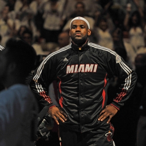 LeBron James of the Miami Heat