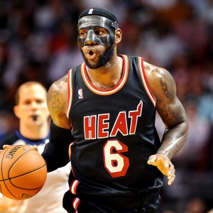 The Miami Heat's LeBron James