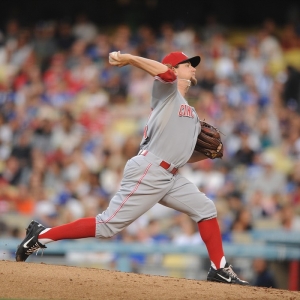 Mike Leake of the Reds