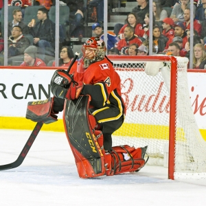 Calgary Flames Goalie Mike Smith